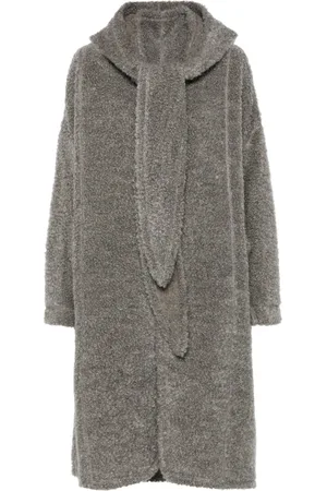 Issey Miyake Wool loop warn coat