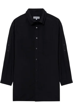 YOHJI YAMAMOTO Layered-collar cotton shirt