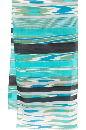 Missoni 1980s striped scarf