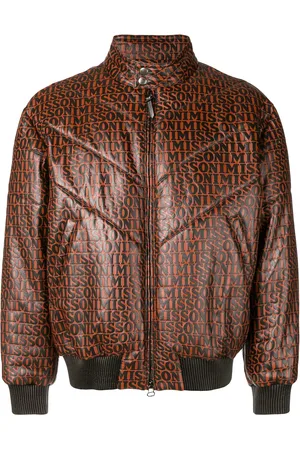 Missoni Logo print bomber jacket