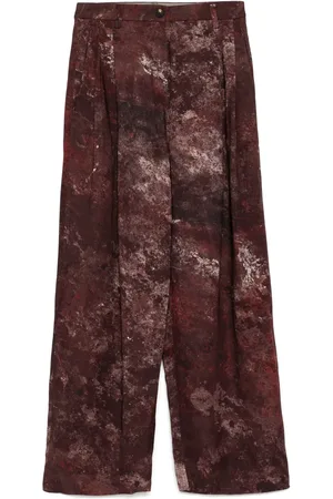 ZIGGY CHEN Graphic-print trousers