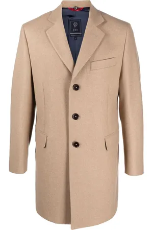 FAY Easy DB single-breasted layered coat