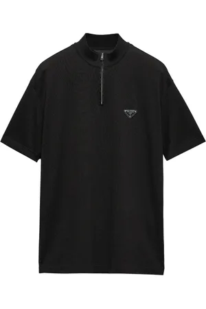 Prada Triangle-logo polo shirt