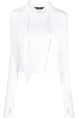 John Galliano 1990 bow-detail cotton blouse