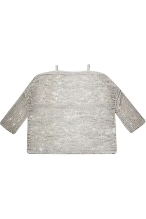 PIERANTONIO GASPARI Crochet-detail top