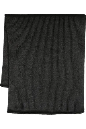 JULIUS Ribbed circular-design scarf