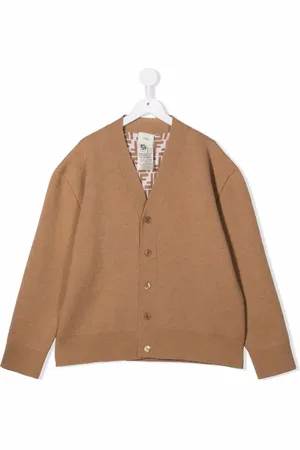 Fendi V-neck knitted cardigan
