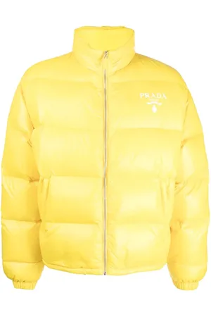 Prada Chest logo-print padded jacket