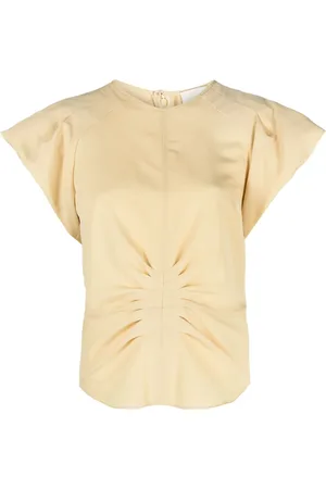 Isabel Marant Tullya pleat-detailing blouse