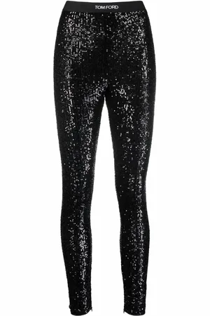 Tom Ford Sequinned high-waist leggings