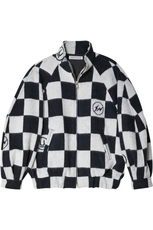 UNDERCOVER Checkerboard-print blouson jacket