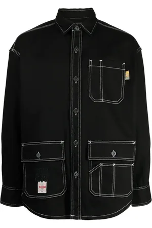 Musium Div. Long-sleeve button-fastening shirt