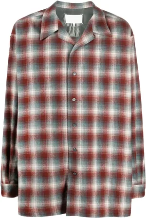 Maison Margiela X Pendleton checked wool shirt