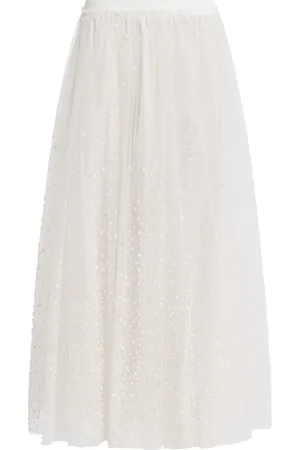 LOVESHACKFANCY Tulle maxi skirt
