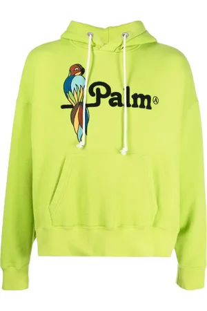 Palm Angels Embroidered-design drawstring hoodie