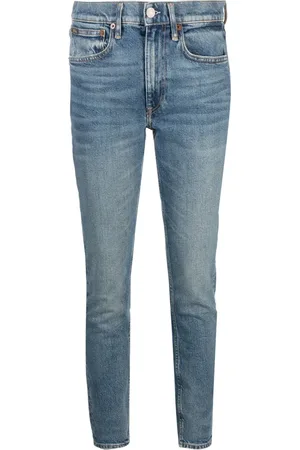 Ralph Lauren Stonewashed cotton skinny jeans
