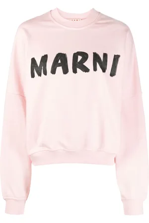 Marni Logo-print cotton sweatshirt
