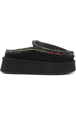 Mou Rhinestone-detailing mules
