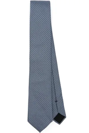 HUGO BOSS Patterned-jacquard tie
