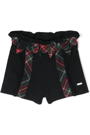 PATACHOU Contrasting-panel detail shorts