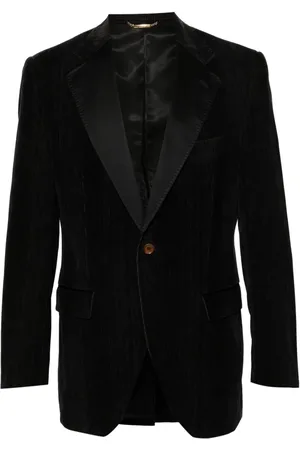 Dolce & Gabbana 2000s notched lapels plush-effect blazer