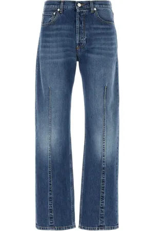 Alexander McQueen Dart-detail straight-leg jeans