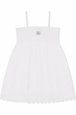 Dolce & Gabbana Embroidered poplin sundress