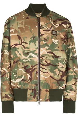Dolce & Gabbana Camouflage-print bomber jacket