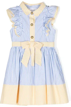 PATACHOU Striped cotton shirtdress