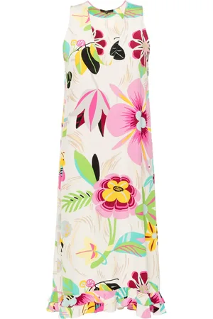 Gucci Floral-print silk dress