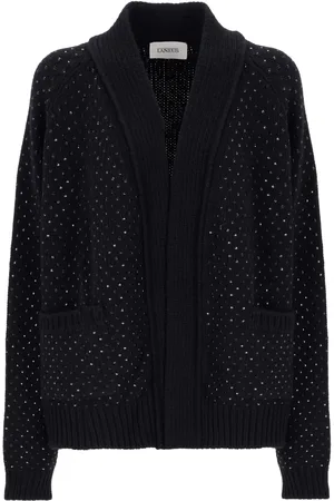 LANEUS Rhinestone-embellished cardigan