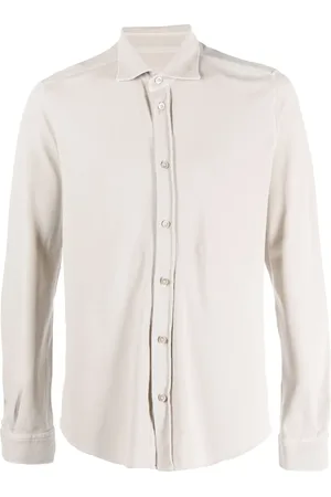 Circolo Sabbia slim-cut poplin shirt