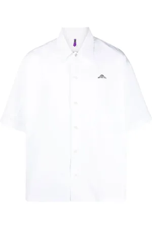 OAMC Logo-embroidery short-sleeved shirt