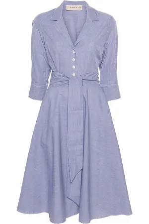 BLANCA Allamanda poplin shirt dress