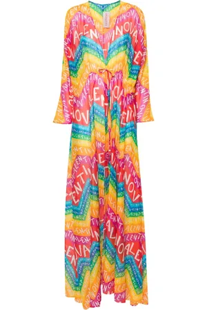 VALENTINO GARAVANI Logo-print beach dress