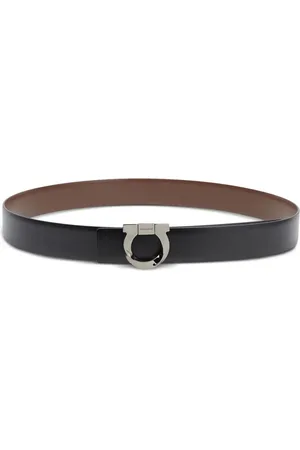 Salvatore Ferragamo Gancini reversible leather belt