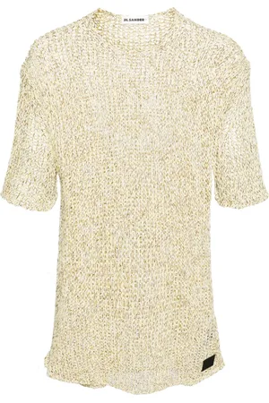 Jil Sander + open-knit T-shirt