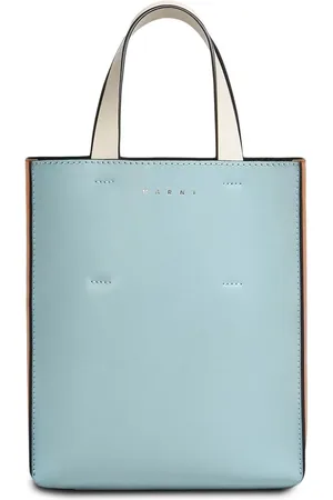 Marni Two-tone leather tote bag