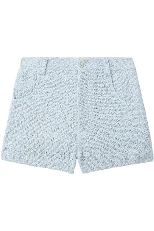 IRO High-waisted tweed shorts
