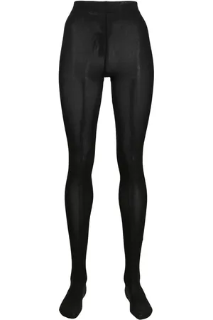 Durazzi Milano Frayed-detail silk tights