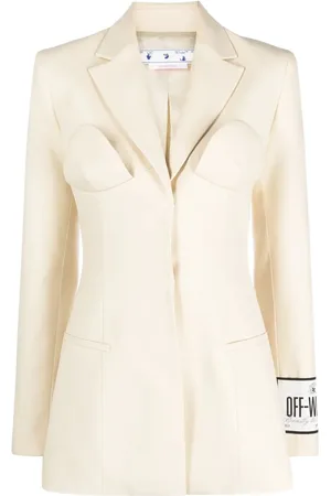 OFF-WHITE Dry Wo Ablohland fitted jacket