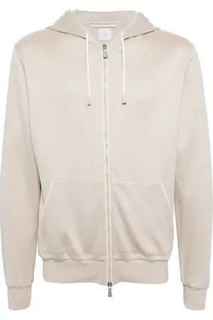 ELEVENTY Zip-up jersey hoodie