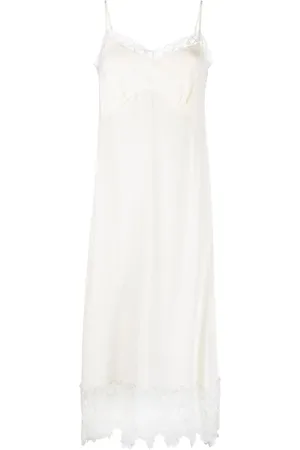 Simone Rocha Lace-trim midi dress