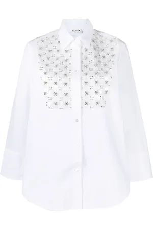 P.A.R.O.S.H. Sequin-embellished poplin shirt