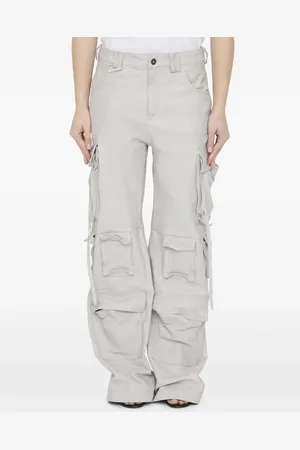 SALVATORE SANTORO Leather cargo pants