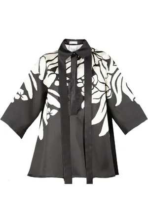 Elie saab Floral-print blouse