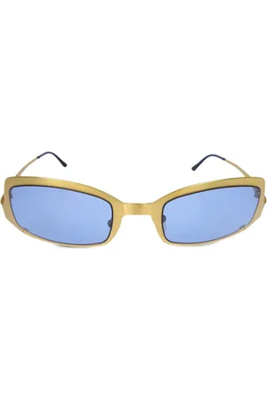 CHANEL 1990-2000s rectangle-frame sunglasses