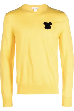Comme des Garçons Intarsia-knit crewneck jumper