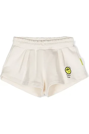 BARROW Logo-appliqué cotton shorts