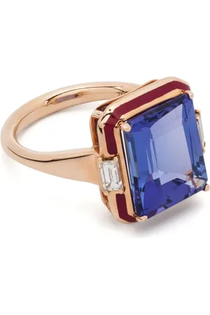 SELIM MOUZANNAR 18kt rose gold Gemma tanzanite and diamond ring